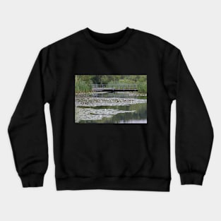 A Pond at The Brickworks in Toronto Crewneck Sweatshirt